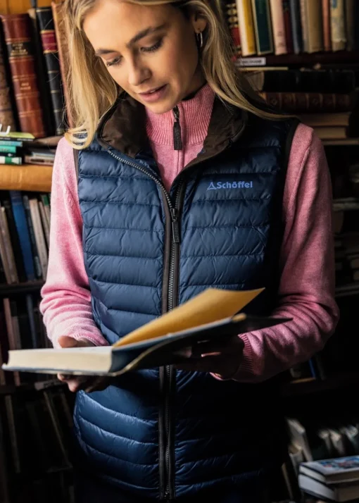 Launde Down Gilet - Petrol Blue