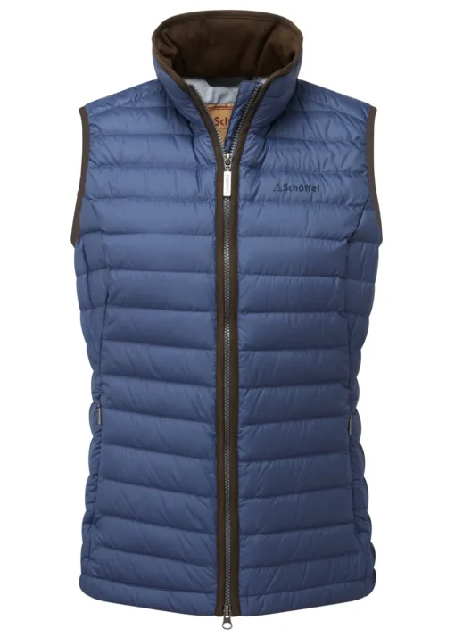 Launde Down Gilet - Stone Blue
