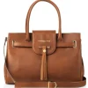 Leather Windsor Handbag - Tan