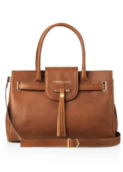 Leather Windsor Handbag - Tan