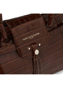 Leather Windsor Handbag - Conker