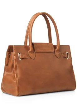 Leather Windsor Handbag - Tan