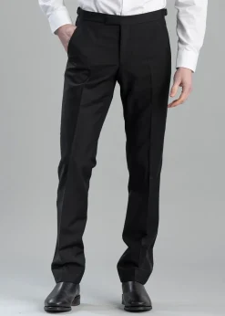 Leo Tuxedo Trousers - Black