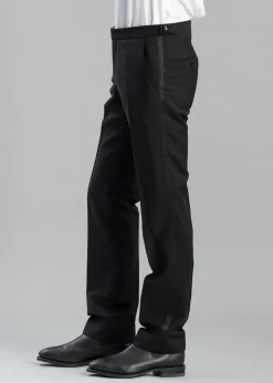 Leo Tuxedo Trousers - Black