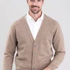 Leven 2 Ply Lambswool Cardigan - Colt