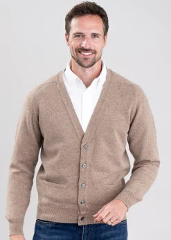 Leven 2 Ply Lambswool Cardigan - Colt