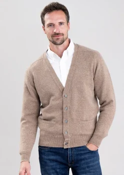 Leven 2 Ply Lambswool Cardigan - Colt