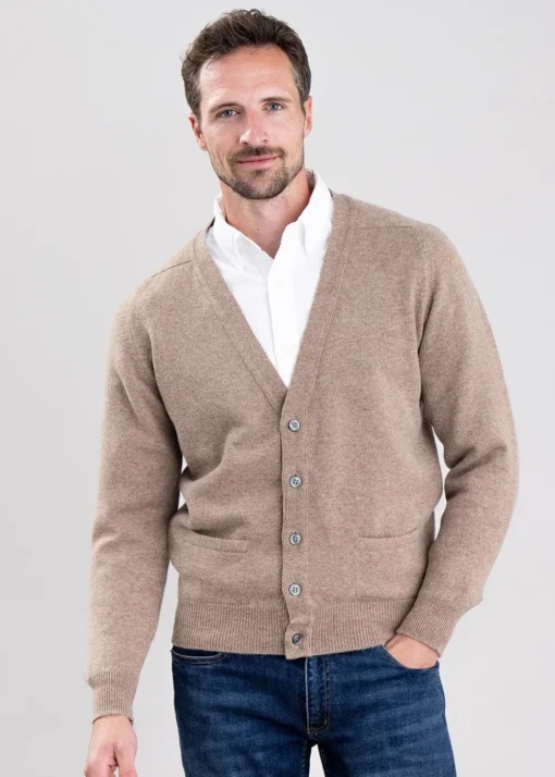 Leven 2 Ply Lambswool Cardigan - Colt