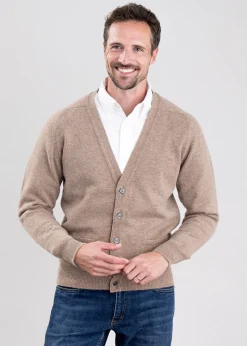 Leven 2 Ply Lambswool Cardigan - Colt