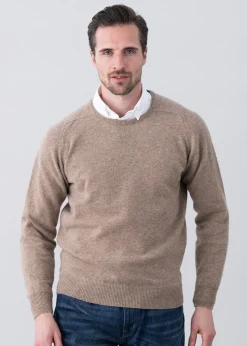 Leven 2 Ply Lambswool Crew Neck - Colt