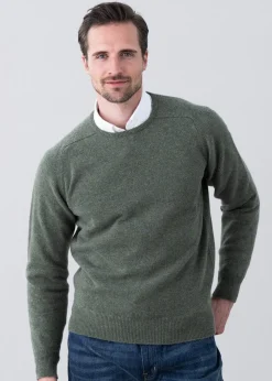 Leven 2 Ply Lambswool Crew Neck - Landscape