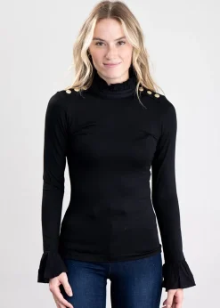 Lilibet Jersey T-Shirt - Black