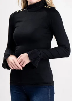 Lilibet Jersey T-Shirt - Black