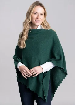 Lindsey Lambswool Poncho - Cossack