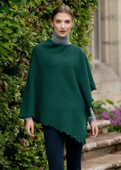 Lindsey Lambswool Poncho - Cossack