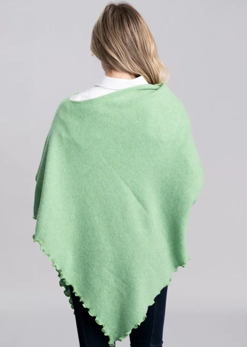 Lindsey Lambswool Poncho - Springtime