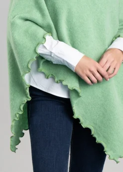 Lindsey Lambswool Poncho - Springtime