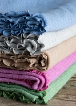 Lindsey Lambswool Poncho - Springtime