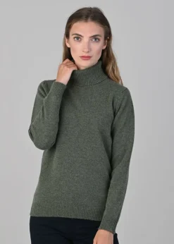 Lindsey Lambswool Roll Neck - Landscape