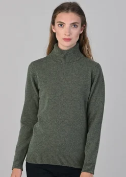 Lindsey Lambswool Roll Neck - Landscape