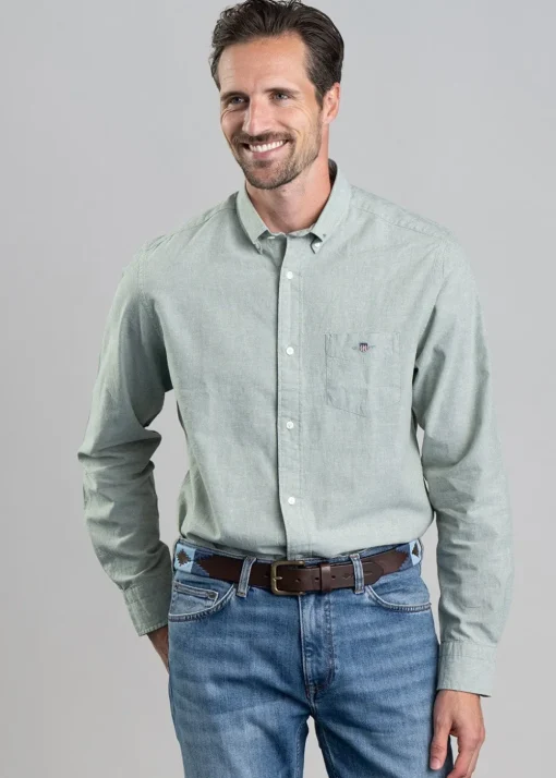 Linen Shirt - Kalamata Green