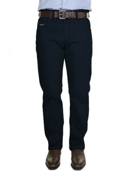 Linesman Slim Fit Drill Jeans (Luxury Fabric) - Navy