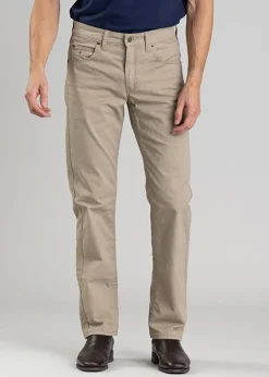 Linesman Slim Fit Drill Jeans (Luxury Fabric) - Buckskin