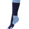 Linton Socks - Navy and Bluebell