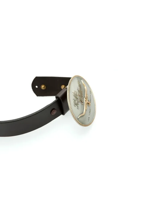 Longhorn Trophy Buckle - Silver and Brass
