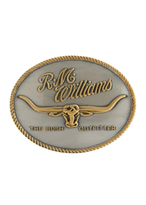 Longhorn Trophy Buckle - Silver and Brass