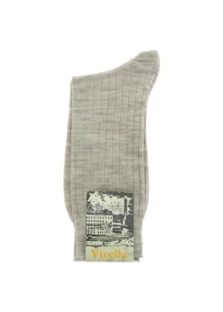 Luxury Wool Rich Socks - Natural