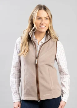 Lyndon Fleece Gilet - Mushroom