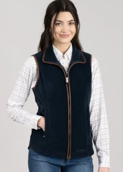 Lyndon Fleece Gilet - Petrol Blue