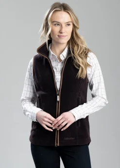 Lyndon Fleece Gilet - Port