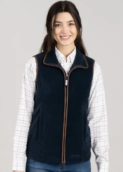 Lyndon Fleece Gilet - Petrol Blue
