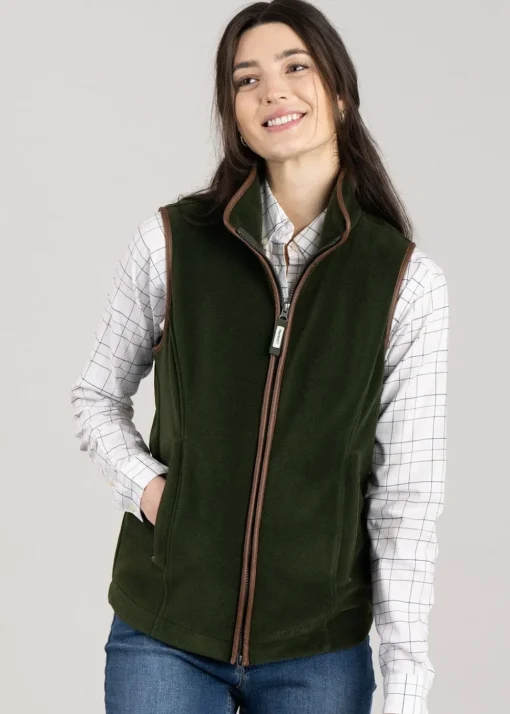 Lyndon Fleece Gilet - Forest
