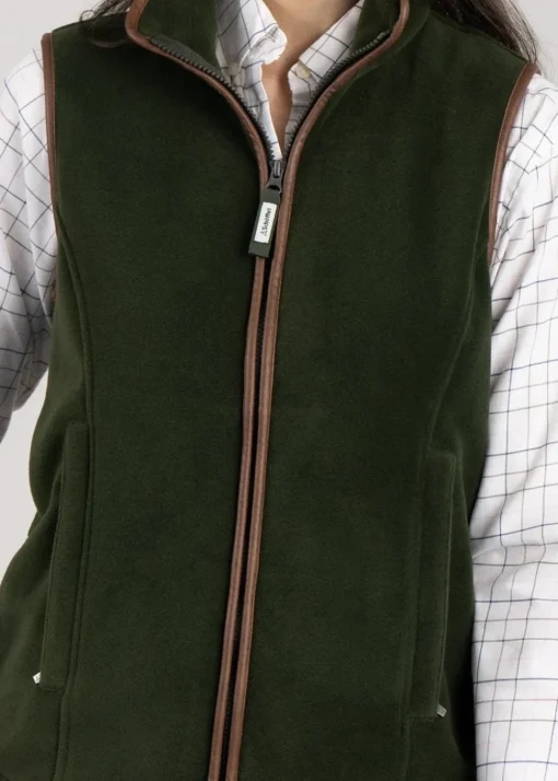 Lyndon Fleece Gilet - Forest