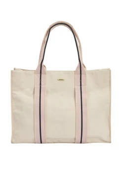 Madison Square Beach Tote Bag - Ecru