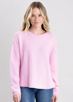 Marine Knitted Jumper - Mallow Pink