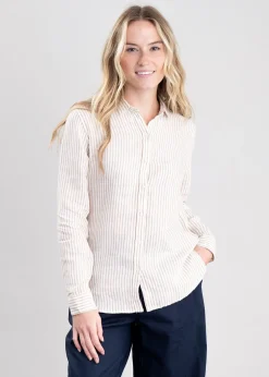 Marine Shirt - Tannin Stripe
