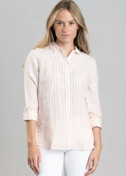 Marine Shirt - Papaya