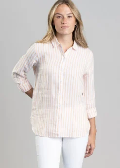 Marine Shirt - Papaya