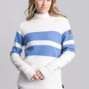 Martina Windproof Sweater - Off White and Oxford