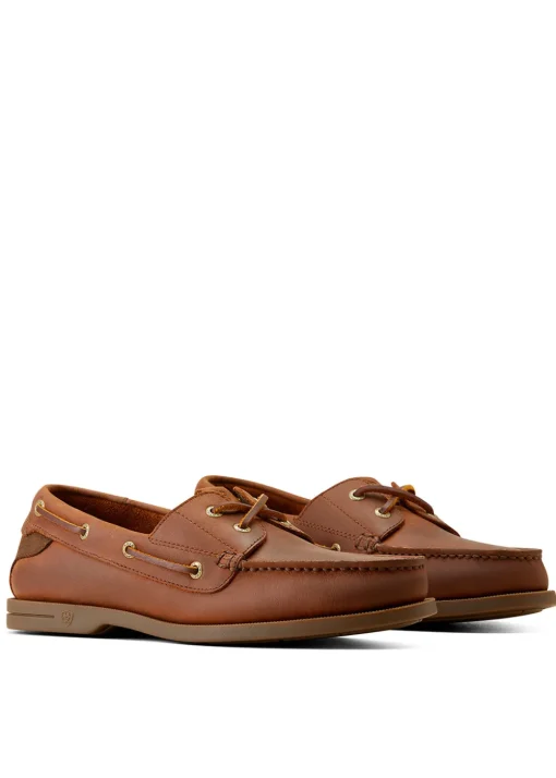 Men's Antigua Deck Shoes - Bridle Brown