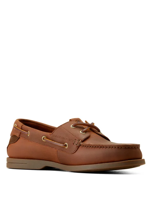 Men's Antigua Deck Shoes - Bridle Brown