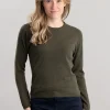 Millie Cashmere Crew Neck - Loden Mix