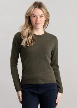 Millie Cashmere Crew Neck - Loden Mix