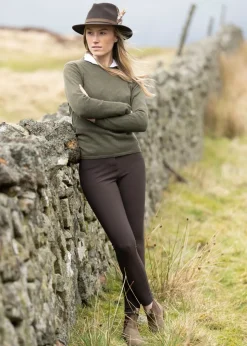 Millie Cashmere Crew Neck - Loden Mix