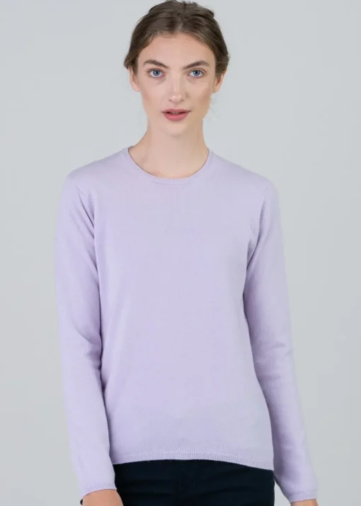 Millie Cashmere Crew Neck - Freesia