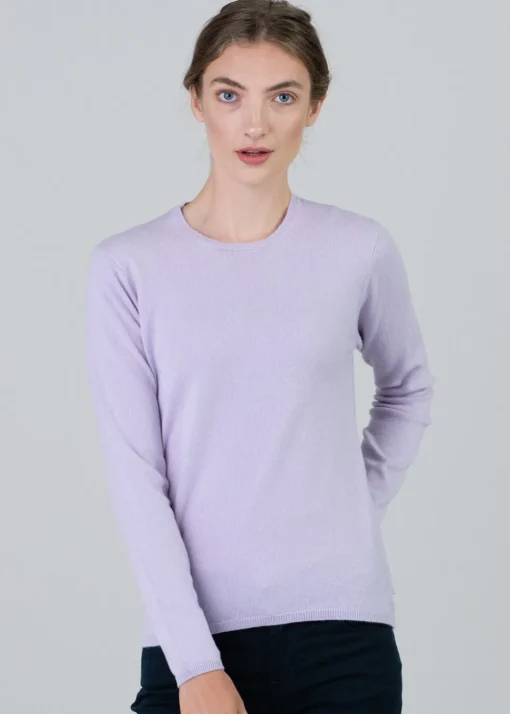 Millie Cashmere Crew Neck - Freesia